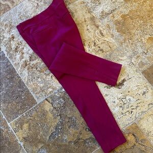 Anthropologie maroon/ pink/burgundy colored stretch  Pants